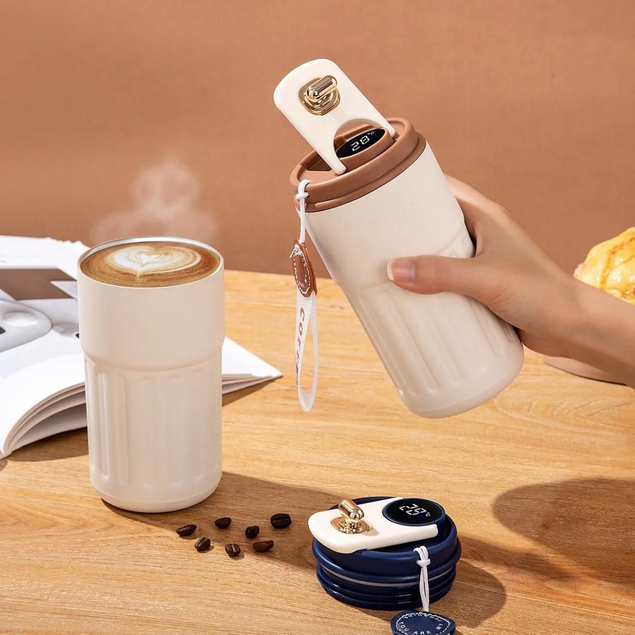 Stainless Steel Hot & Cold Vacuum Insulated Coffee Mug – 420ML