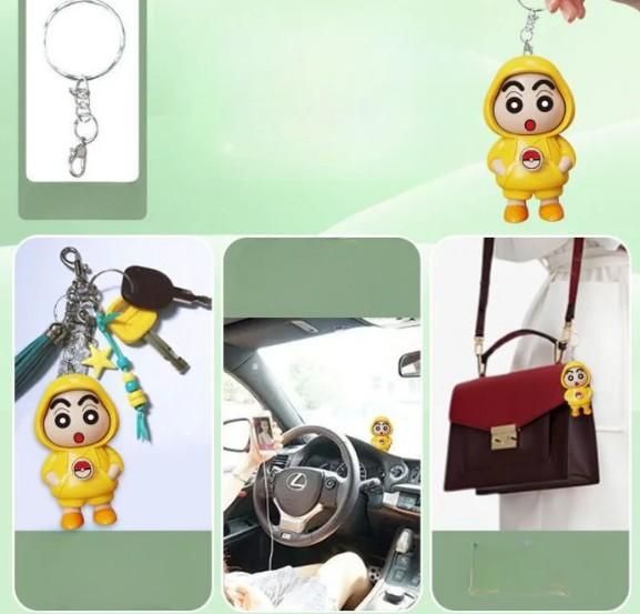 Shinchan Face Changing Keychain – Fun & Quirky