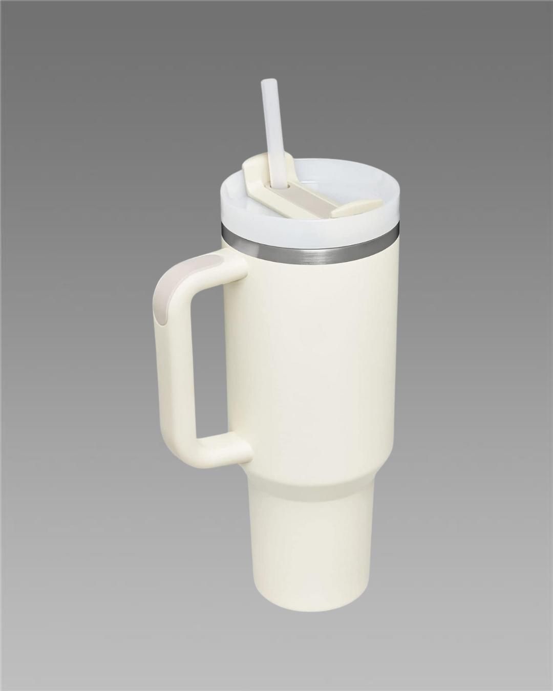 Stainless Steel Tumbler with Lid & Straw – 1200ML