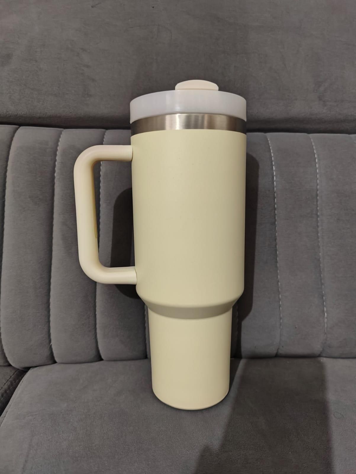 Stainless Steel Tumbler with Lid & Straw – 1200ML