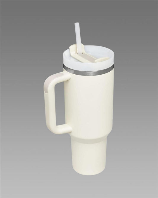 Stainless Steel Tumbler with Lid & Straw – 1200ML