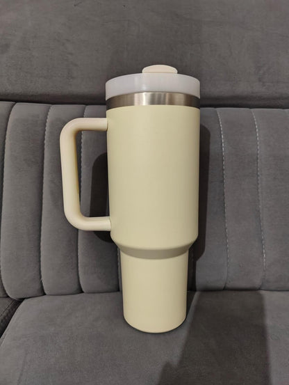 Stainless Steel Tumbler with Lid & Straw – 1200ML