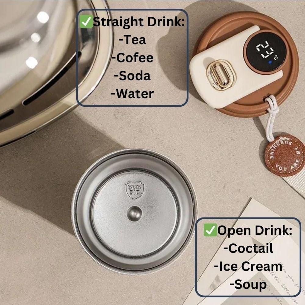 Stainless Steel Hot & Cold Vacuum Insulated Coffee Mug – 420ML